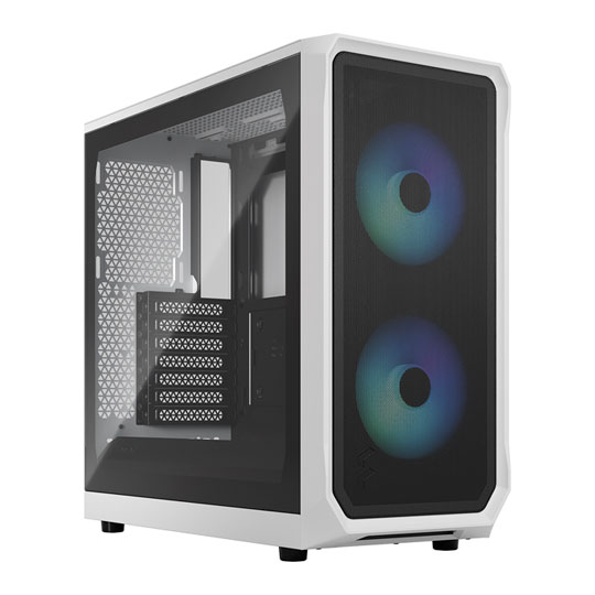 Fractal Design Focus 2 RGB White Mid Tower Tempered Glass PC Case : image 1