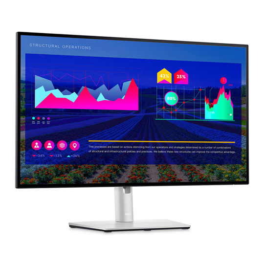 Dell UltraSharp 27" QHD 2K IPS Monitor USB-C Tilt/Swivel/Pivot Adjustable : image 1