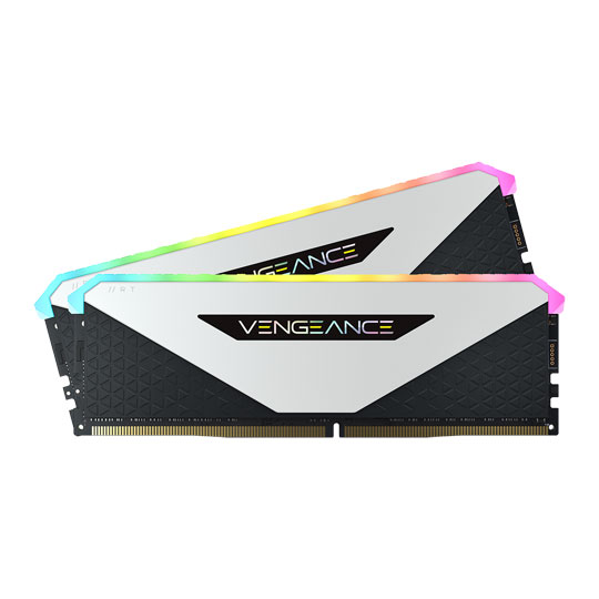 Corsair Vengeance RGB RT White 16GB 3600MHz DDR4 Memory Kit : image 2