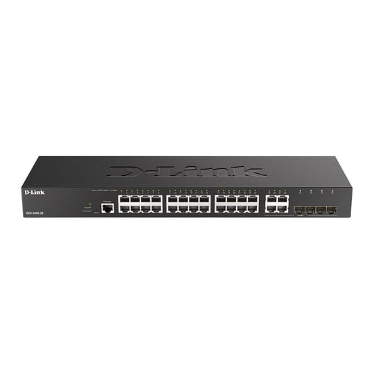 D-Link 28 Port Smart Managed Gigabit Switch with 4x SsP Ports