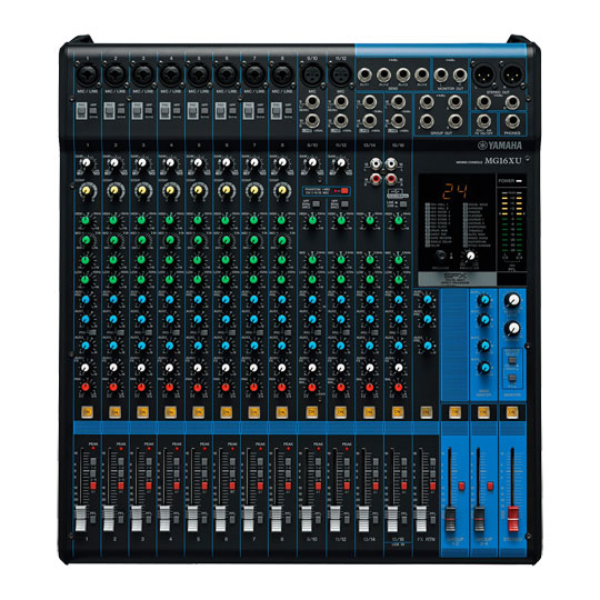 Yamaha - 'MG16XU' 16-Channel Mixer With USB & FX