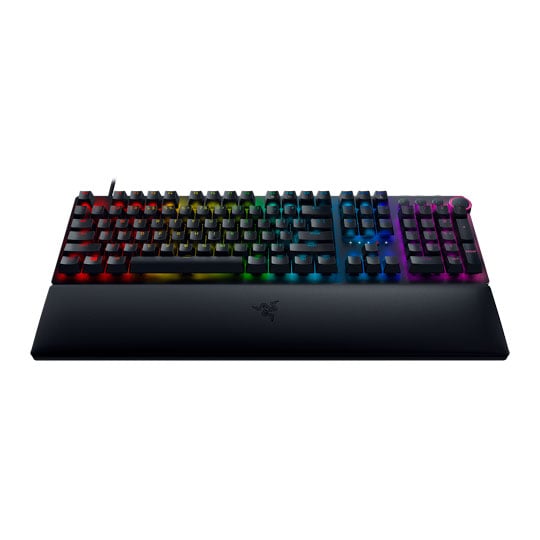 Razer Huntsman V2 RGB Optical Purple Mechanical Gaming Keyboard ...