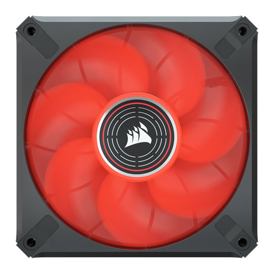 Corsair ML120 LED ELITE 120mm Red LED Quiet Fan Single Pack Black : image 2