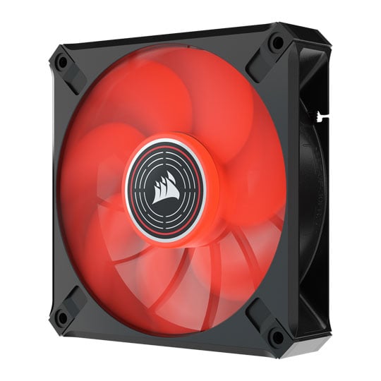 Corsair ML120 LED ELITE 120mm Red LED Quiet Fan Single Pack Black : image 3