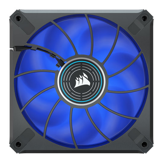 Corsair ML120 LED ELITE 120mm Blue LED Fan Single Pack Black : image 4