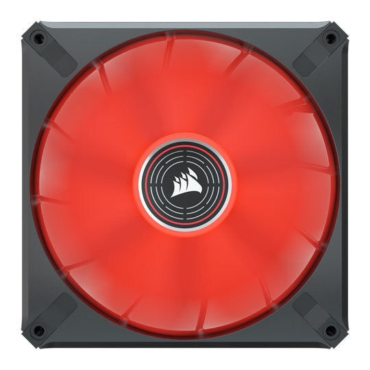 Corsair ML140 LED ELITE 140mm Red LED Fan Single Pack