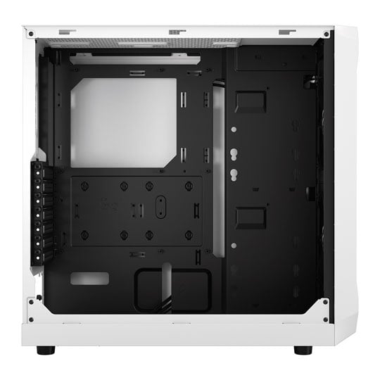 Fractal Design Focus 2 White Mid Tower Tempered Glass PC Case