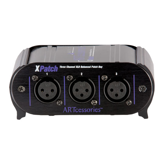 ART - 'XPatch' Three Channel XLR Balanced Patch Bay
