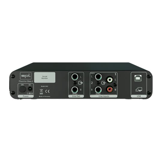 SPL Phonitor One d Audiophile Headphone Amplifier & DAC (Black)