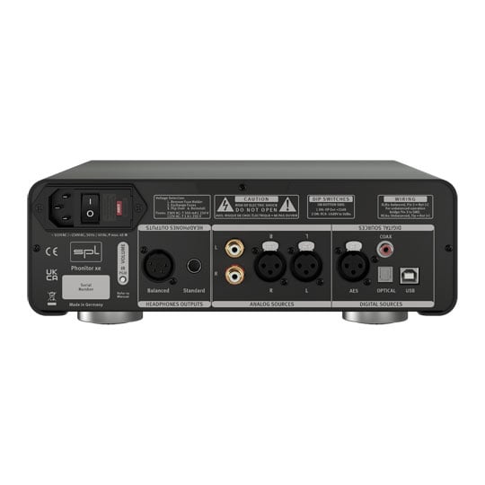 SPL Phonitor xe DAC768 Headphone Amplifier (Silver)
