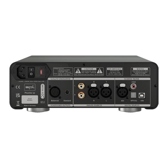SPL Phonitor xe DAC768 Headphone Amplifier (Black)