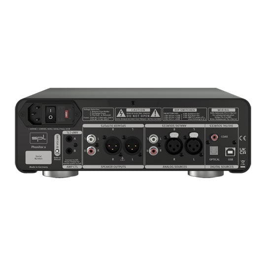 SPL Phonitor x DAC768xs Headphone Amplifier With Preamp (Red)