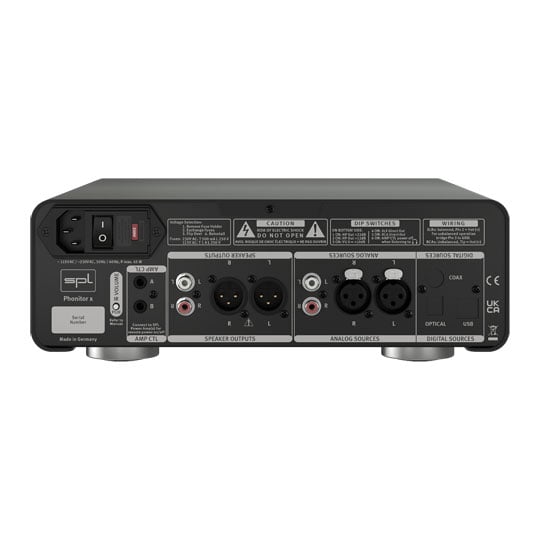 SPL Phonitor x Headphone Amplifier With Preamp (Red)