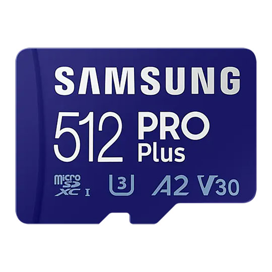 Samsung Pro Plus 512GB 4K Ready MicroSDXC Memory Card UHS-I U3 with SD Adapter : image 1