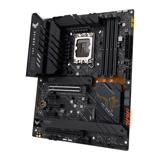 ASUS Intel Z690 TUF GAMING Z690-PLUS WIFI D4 PCIe 5.0 DDR4 ATX Motherboard : image 3