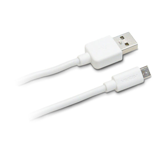 Ventev Essential USB A to Micro USB Charge & Sync Durable Cable 2.1A 1M White : image 4