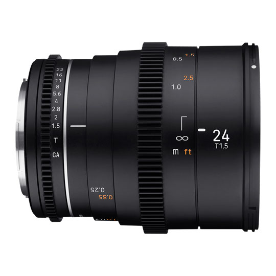 Samyang VDSLR 24mm T1.5 MK2 Wide Angle Cine Lens (FE Mount)