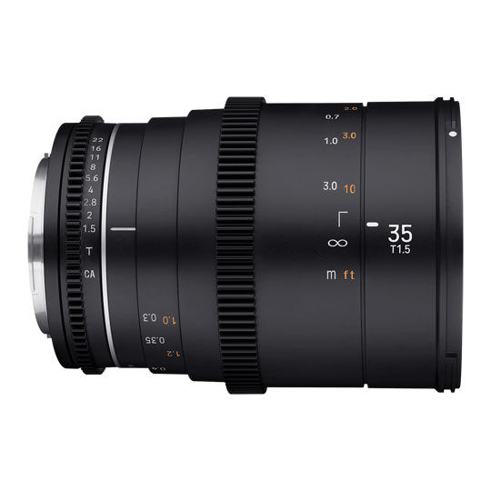 Samyang VDSLR 35mm T1.5 MK2 Wide Angle Cine Lens (FE Mount)
