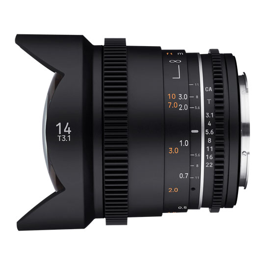 Samyang VDSLR 14MM T3.1 MK2 Wide Angle Cine Lens (M4/3 Mount)