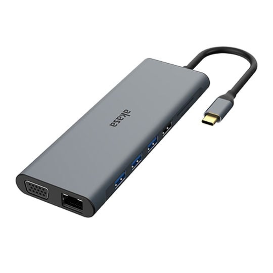 Akasa 14-In-1 Dock USB3.2 USB-C with 60W PD