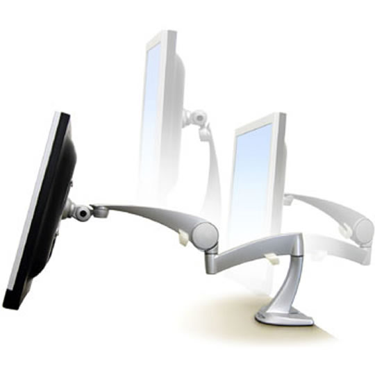 Ergotron Neo-Flex LCD Arm (Silver) for Monitors upto 22" : image 2