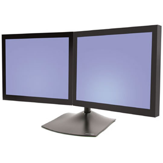 Ergotron DS100 Dual-Monitor Desk Stand, (Black) : image 1