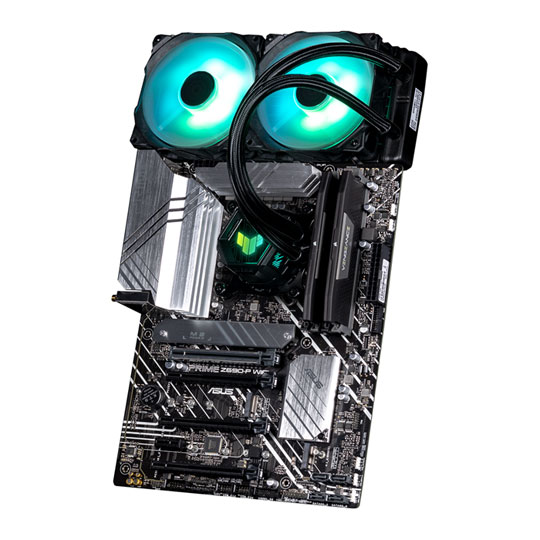 i5-12600K ＋ z690Tomahawk ＋ DDR4メモリ 32GB Intel Core i5 12600K Hardware Bundle Powered By ASUS LN121079