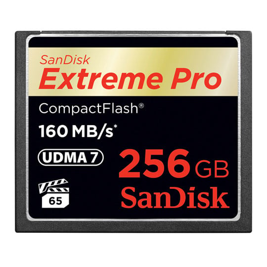 SanDisk Extreme Pro 256GB Compact Flash Memory Card : image 1