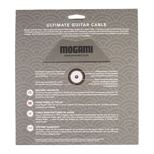 Mogami - Ultimate Jack To SP Jack Guitar Cable (3 Metres) : image 4