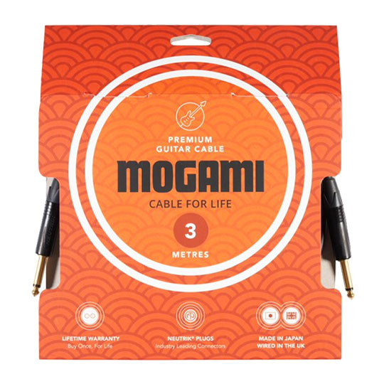 Mogami - Premium Jack To Jack Guitar Cable (3 Metres)