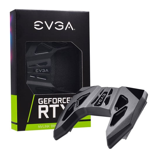Refurbished - EVGA RGB Open Box 2-Way RTX NVLink SLI Bridge - 80mm