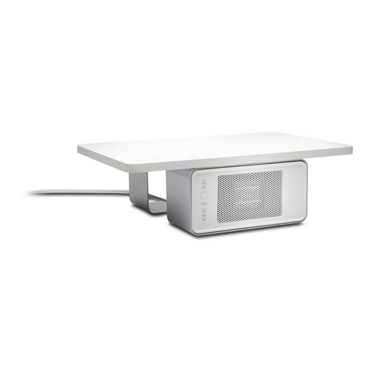 Kensington K55464EU WarmView Monitor Stand with Desktop Heater White (separates)