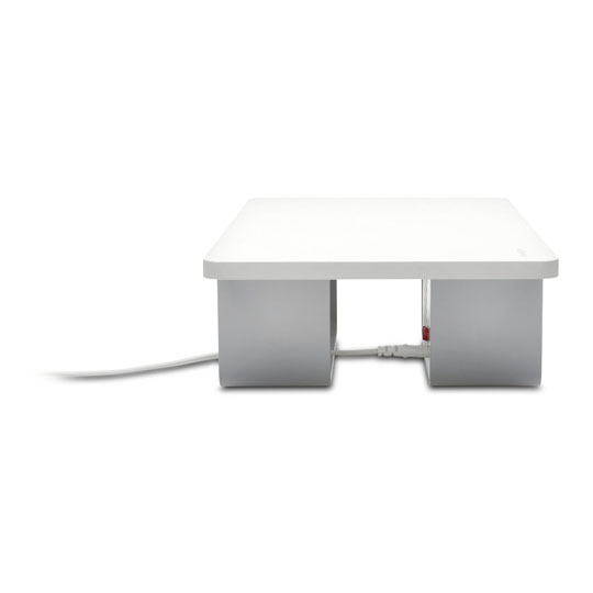 Kensington K55464EU WarmView Monitor Stand with Desktop Heater White (separates) : image 3