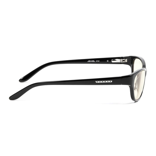 GUNNAR Optiks Jewel Anti Blue/UV Computer Glasses, Onyx, Clear Tint : image 3