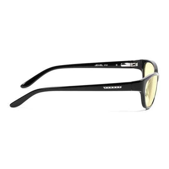 GUNNAR Optiks Jewel +2 Anti Blue-Light Onyx Amber Tint Unisex Computer Glasses : image 3