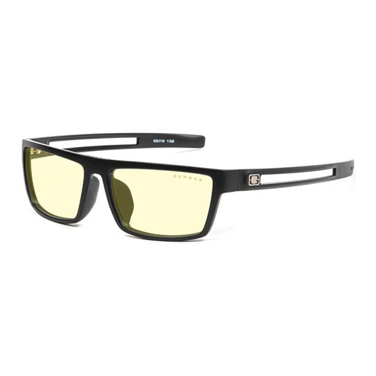 Gunnar Valve Gaming Anti Blue/UV Computer Glasses Onyx Frame + Amber Lens Unisex
