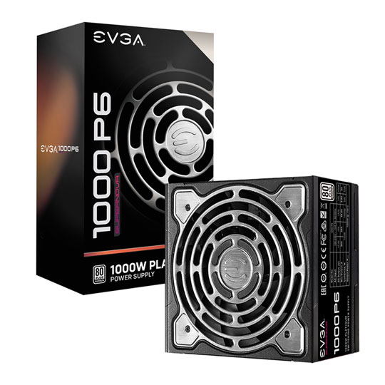 EVGA SuperNOVA P6 1000 Watt Fully Modular 80+ Platinum Quiet PSU/Power Supply : image 1
