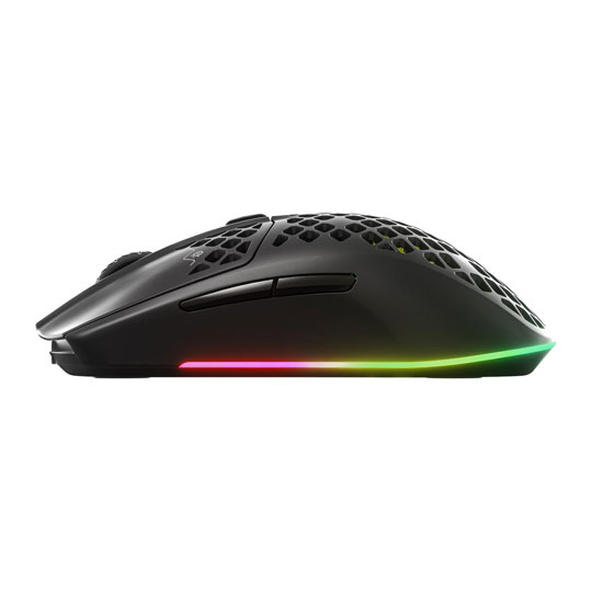 SteelSeries Aerox 3 Black Optical RGB Wireless Gaming Mouse : image 3