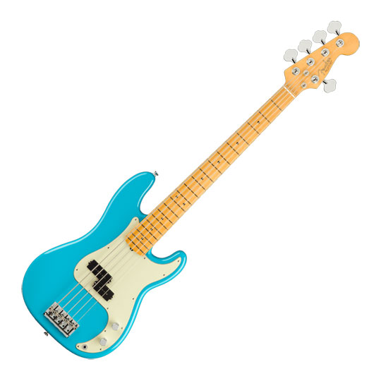 Fender - American Professional II Precision Bass V - Miami Blue