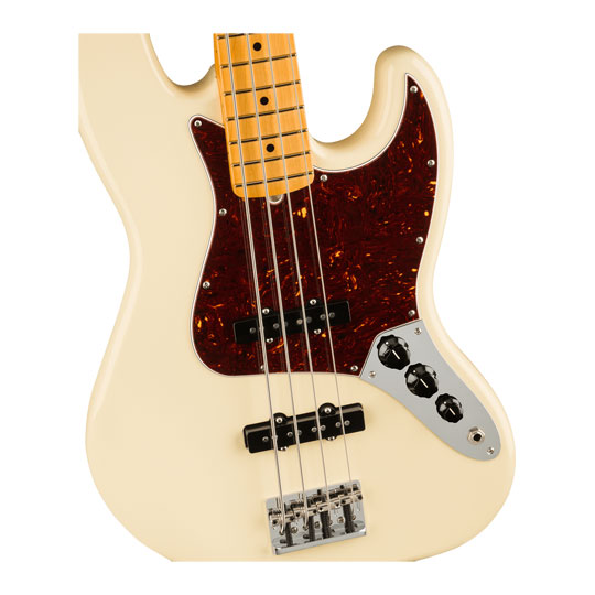 Fender - American Professional II Jazz Bass - Olympic White with Maple Fingerboard