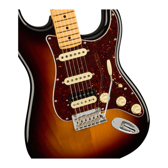 Fender - Am Pro II Strat HSS, 3-Colour Sunburst