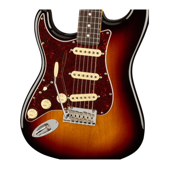 Fender Am Pro II Strat Left Sunburst Electric Guitar