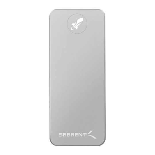 Sabrent 512GB Rocket Nano External Aluminium SSD Silver : image 1