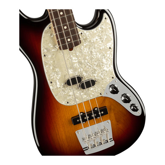 Fender - American Performer Mustang Bass, Rosewood Fingerboard, 3-Colour Sunburst
