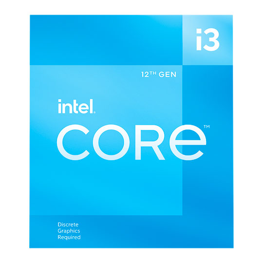Intel Core i3 12100F 4 Core Alder Lake CPU/Processor