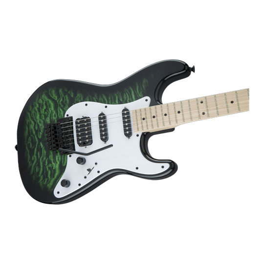Jackson - X Series Signature Adrian Smith SDXQM - Transparent Green : image 2