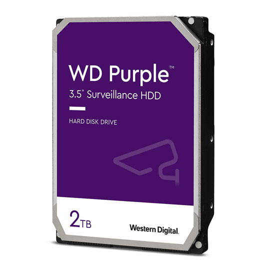 WD Purple 2TB Surveillance/CCTV 3.5" SATA HDD/Hard Drive : image 1