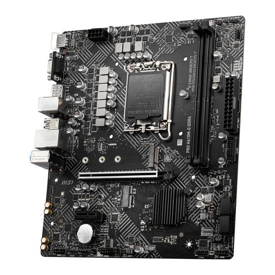 MSI PRO Intel H610M-G Intel DDR4 Micro-ATX Motherboard : image 3