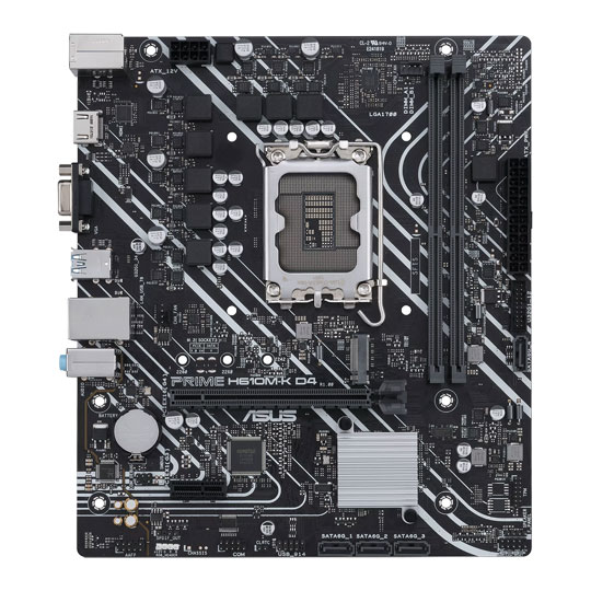 ASUS Intel H610 PRIME H610M-K D4 Micro-ATX Motherboard