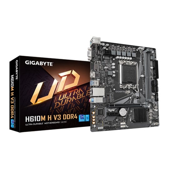 Gigabyte Intel H610M H V3 DDR4 PCIe 4.0 mATX Motherboard